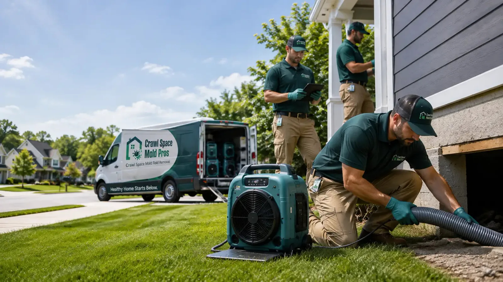 Crawl Space Mold Removal in Graymont, IL